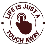 Life Is Just A Touch Away Logo