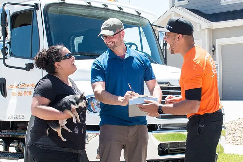 Local Moving LLC: Downtown Denver Logo