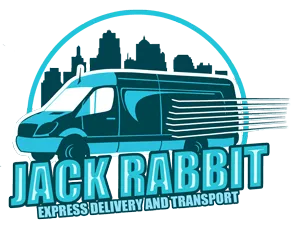 Jack Rabbit Express Delivery and Transportation Logo
