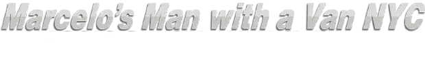 Marcelo's Man with a Van New York Inc Logo