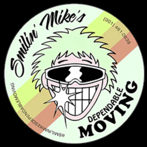 Smilin' Mike's Dependable Moving Logo