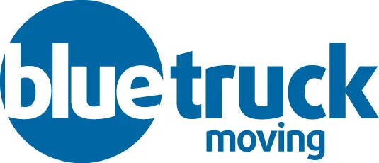 Blue Truck Moving Logo
